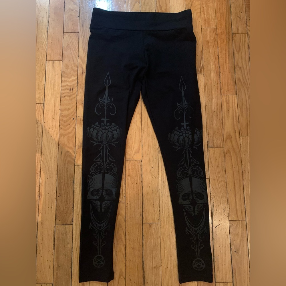 Killstar Leggings. Black. Size Large.